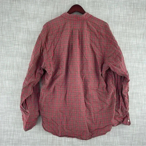 Ralph Lauren Mens Shirt Button Down Long Sleeve Mens Size XL Plaid 2158 - Picture 6 of 7
